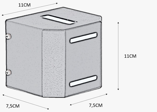 Imagen 2 de 9 de Aplique Bidireccional Pared G9 Apto Exterior Jardin Puraluz