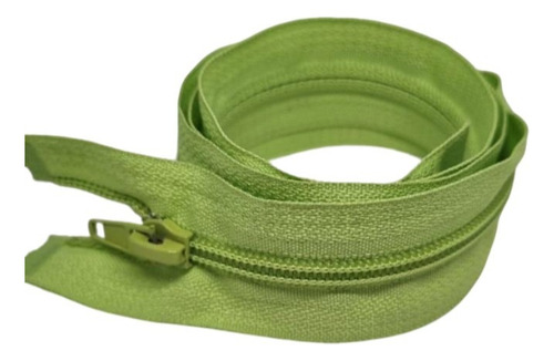 Cierre Cadena Separable Largo 70 Cm Pack X 5 Unidades Verde Lima