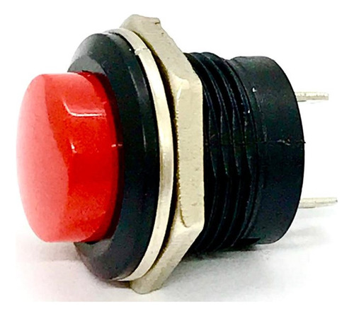 Chave Botão Push Buttom R13-507 Vermelho Cores A Escolha