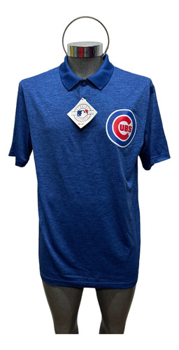 Playera Polo Oficial Mlb Béisbol Cachorros De Chicago Cubs