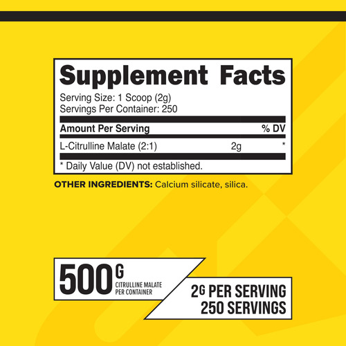 Suplemento Primaforce De Malato De L-citrulina En Polvo 500