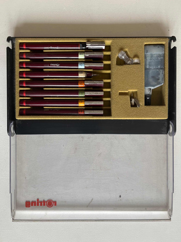 Rotring 2000. Caja Completa. Dibujo Técnico. Made In Germany