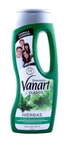 Shampoo Vanart Clásico Hierbas 750 Ml 