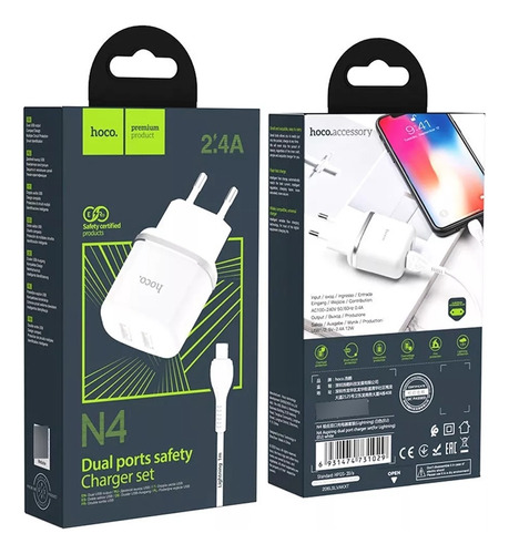 Cargador Para iPhone Carga Rápida 2.4a + Cable