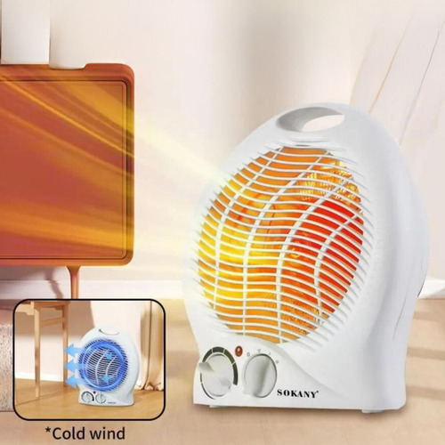 Calentador Calefactor Portátil De Mesa 2 Velocidades 2000w