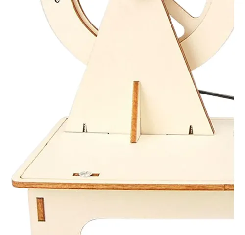 Generador De Manivela De Madera | Kit Científico Para Aprender Electricidad Y Energía Renovable, Juego Educativo De Física Con Bombilla Para Niños Y Aula