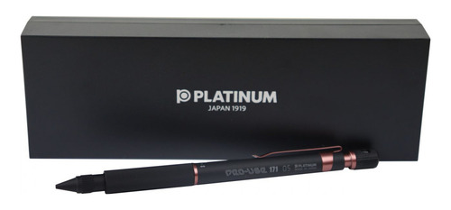 Lapiseira Platinum Pro-use 171 Matte Black & Copper 0.3mm º