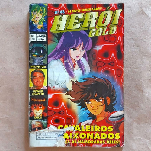 Revista Herói Gold N48 Cavaleiros Terra De Gigantes Akira S2