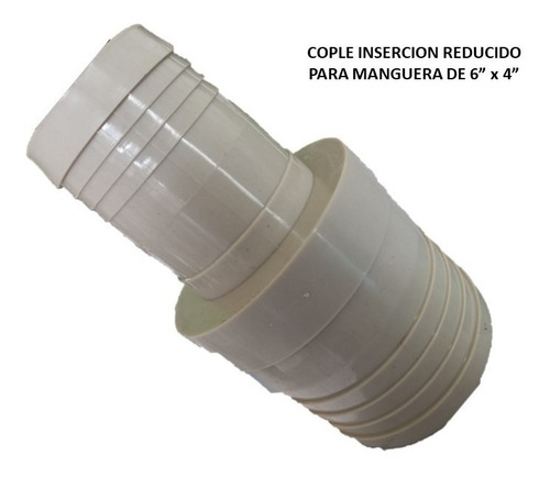 Reduccion De 6 Pulgadas X 4 Para Manguera - Insercion 6x4