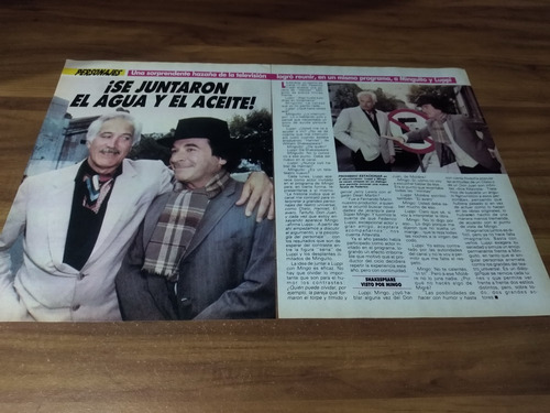 (ak273) Juan Carlos Altavista * Clippings Revista 2 Pgs 1988