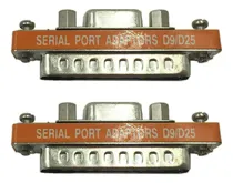 Comprar 2 Adaptadores De Cable De Puerto Serie Db9 Hembra A Db25 Mac
