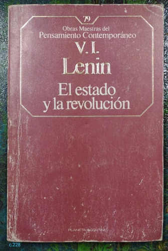 V. I. Lenin / El Estado Y La Revolución / Agostini 