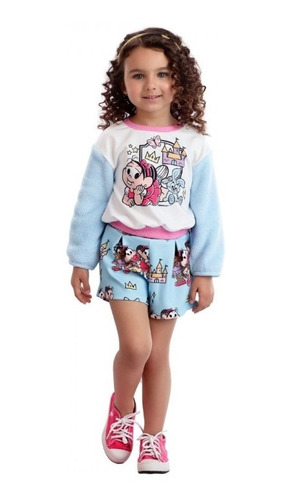 Imagem 2 de 3 de Conjunto Inverno Mon Sucré Turma Da Mônica Princesas 20064