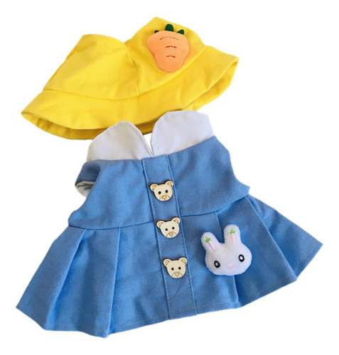 Diy Cómodo Vestido De Muñeca De Felpa Con Sombrero