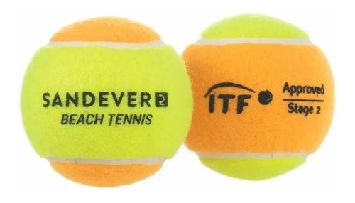 Kit 10 Bolas De Beach Tennis Btb 900 Sandever Pronta Entrega