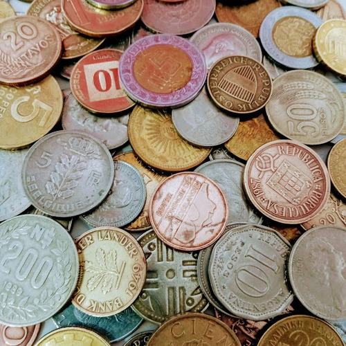 80 Moedas Estrangeiras Antigas Europa E Américas