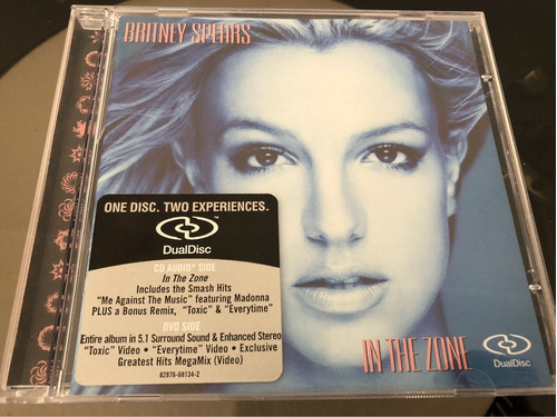 Britney Spears In The Zone Dualdisc Cd Y Dvd  (con Detalles)
