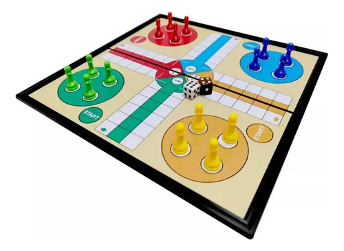 Tablero Multijuego Magnético Ajedrez Ludo Dama 3 En 1 -419