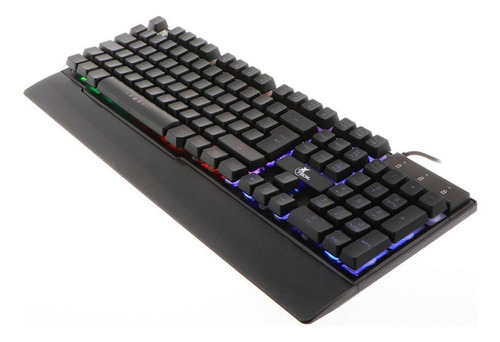 Teclado Gamer Xtech Armiger Xtk-510s Qwerty Español España Color Negro Con Luz Led