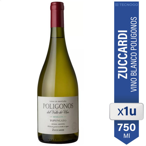 Vino Zuccardi Poligonos Semillon Tupungato Blanco 01almacen