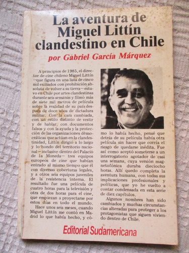 Márquez - La Aventura De Miguel Littín Clandestino En Chile