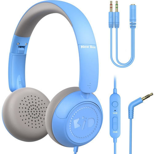 Imagen 1 de 9 de Audifonos Diadema Para Niños New Bee Kh18 Pc / Laptop / Ps4