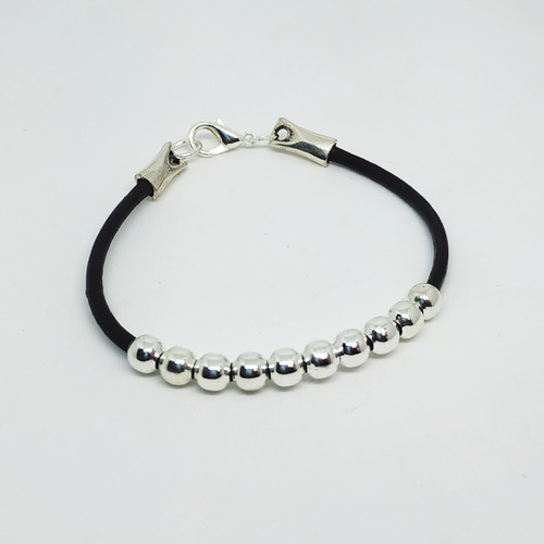 Pulsera De Cuero 10 Pasadores