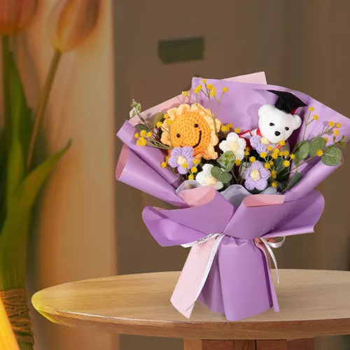 . Ramo De Flores De Ganchillo, Ramo De Flores De Graduación