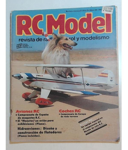 Revista Rc Model De Radio Control Y Modelismo 20 Año Ii 1982