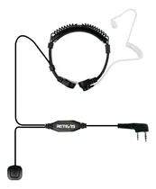 Comprar Audifono Laringófono Retevis Micrófono Radio Baofeng Kenwood