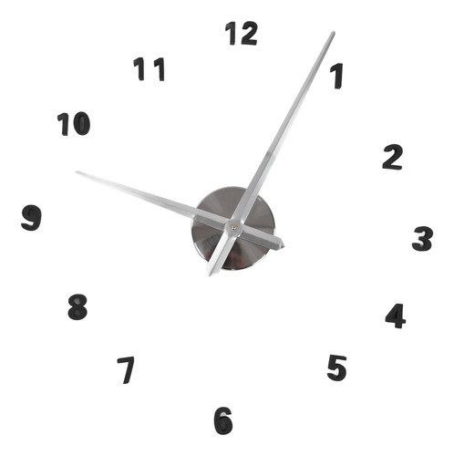 Reloj De Pared Decorativo De 35 Pulgadas De Radio, Sin Marco