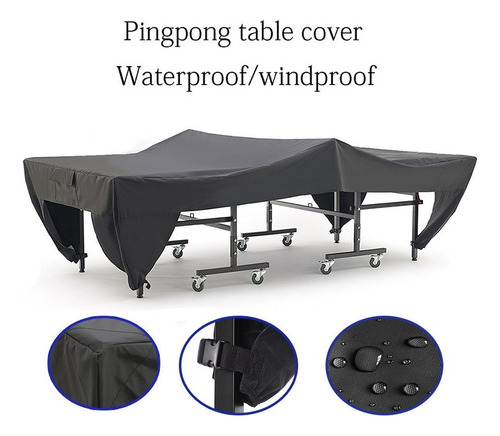 Funda De Mesa De Ping Pong Impermeable, A Prueba De Polvo, M