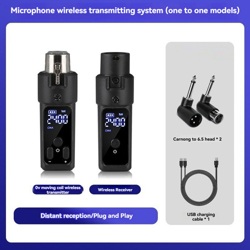 Transmisor Recargable Xlr De Micrófono Inalámbrico