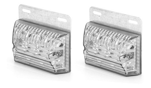 Juego De Faros Led Laterales Camion 12v Blanco Poli 26262