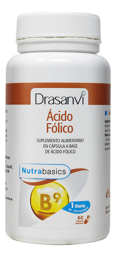 Acido Folico 60 Cápsulas Drasanvi España