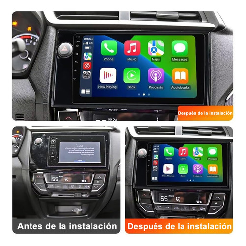 Autoestéreo De 6+128g Pantalla Para Honda Brv 2015-2021 Negro