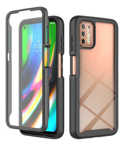 Funda De Color Sólido Cielo Estrellado Para Motorola Moto G9