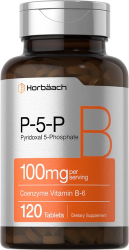Horbach Suplemento Dietario P-5-p Coenzima Vitamina B6 120 tabletas de 100g Sin Sabor