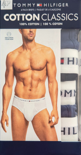 Tommy Hilfiger Paquete 4 Calzoncillos Briefs Hombre