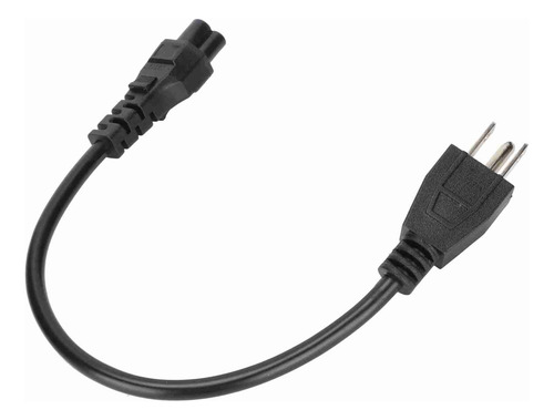 Cable Corto De Alimentación Ac 515p A Iec320 C5 Hembra 18 Aw