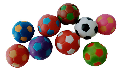 Pelotita Fútbol Mini Fluo X12  Juguete-cotillon-souvenirs 