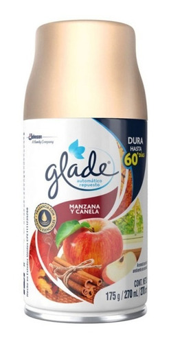 Ambientador Glade Automatico Repuesto 270 Ml Paraiso Azul