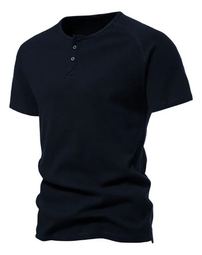 Camiseta Henry De Manga Corta Para Hombre, Casual, Vintage, De Algodón, Deportiva Y Fitness Para Hombre, Camisetas Extragrandes Con Gráficos