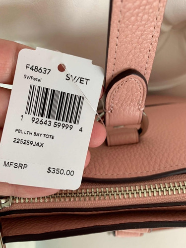 Cartera Coach Original !!! Cuero Genuino , Traída De Miami