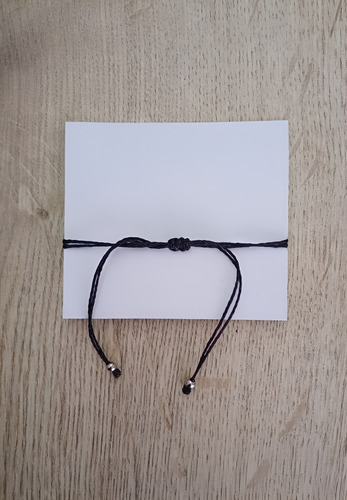 Pulseras Con Tarjetas X 10 Ideal Souvenirs Cumpleaños Negro 25 Cm 30 Cm