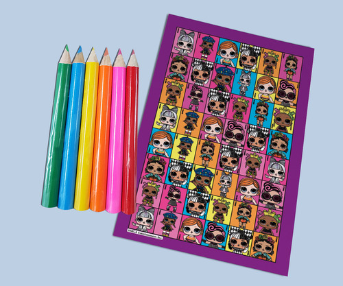 Lol Surprise Colorindo Com Adesivos Vol 4 On Capa Mole