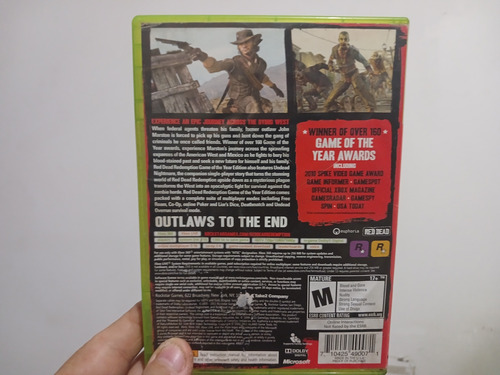 Jogo Xbox 360 Duplo Red Dead Redemption E Undead Nightmare (Usado)