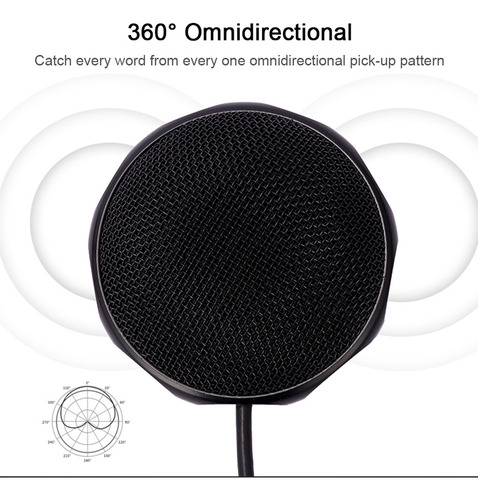 G Micrófono De Conferencia Usb 360° Omnidireccional Para