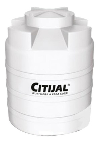 Tanque de agua Citijal Cisterna tricapa vertical polietileno 15000L blanco de 4.02 m x 2.3 m