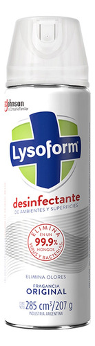 Limpiador Lysoform Original en aerosol 285ml